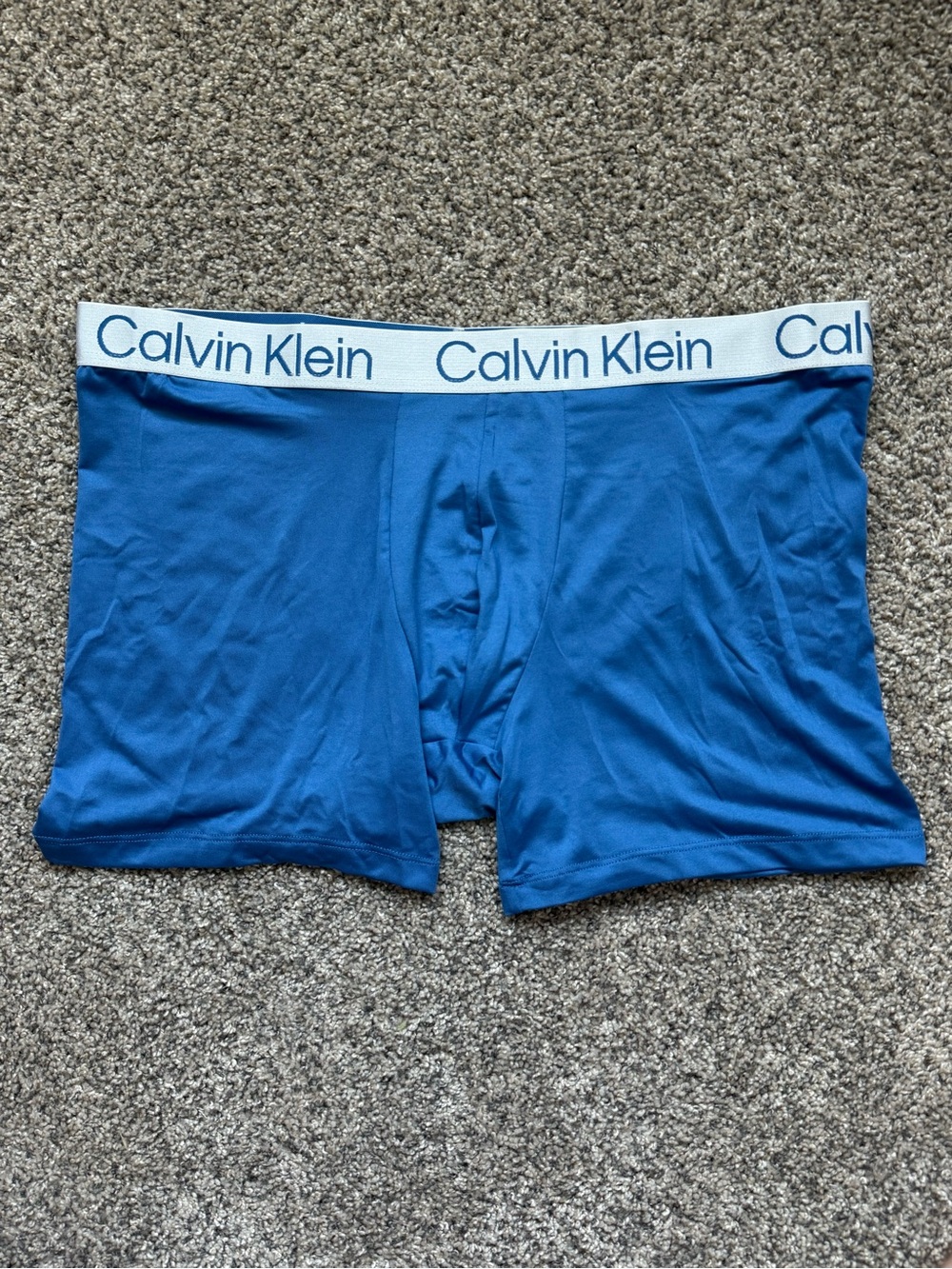 Blue Calvin Klein Trunks Mens Underwear